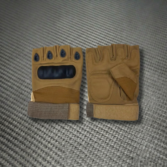 قفازات تكتيكية (نصف أصابع)