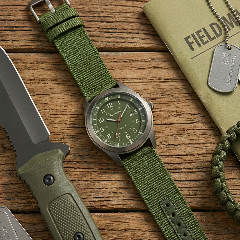 ساعة "إنفينتري" العسكرية 🎖️