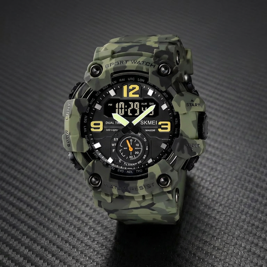 ساعة SKMEI الكوماندوز المزدوجة  🎖️⚔️